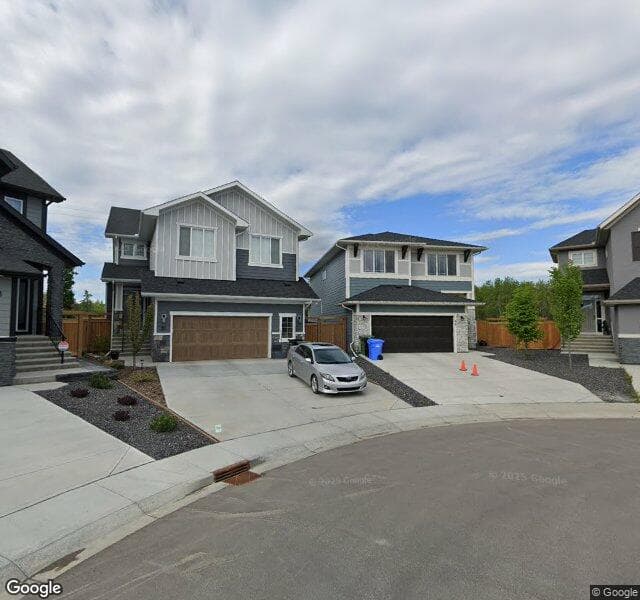 Street view of 46 Coach Ridge Point SW, Calgary