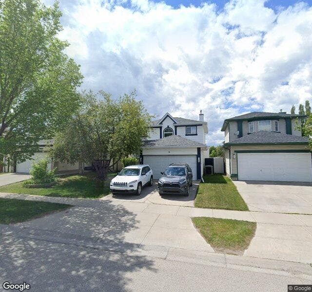 Street view of 1031 Coventry Drive NE, Calgary