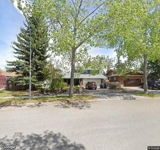 Street view of 128 Midpark Drive SE, Calgary