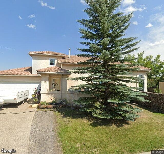 Street view of 23 Sierra Morena Circle SW, Calgary