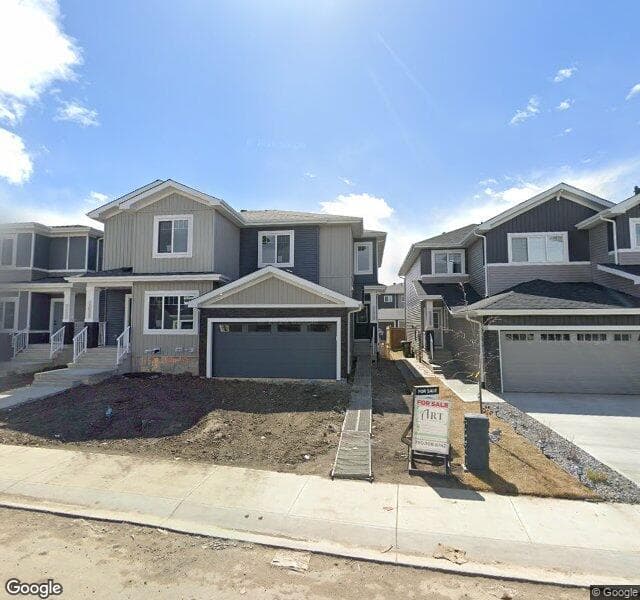 Street view of 16525 20 Avenue SW, Edmonton