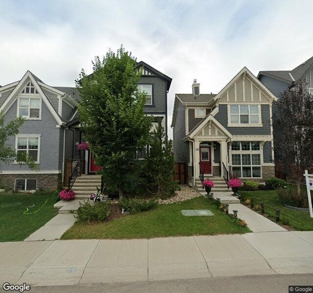 Street view of 16 Masters Link SE, Calgary