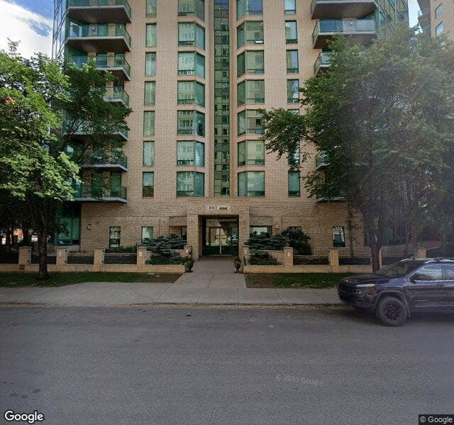 Street view of 501-801 2 Avenue SW, Calgary