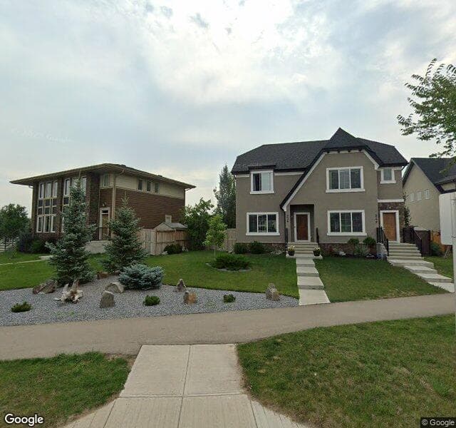 Street view of 236 Masters Avenue SE, Calgary