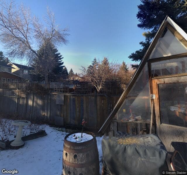 Street view of 12720 Bonaventure Drive SE, Calgary