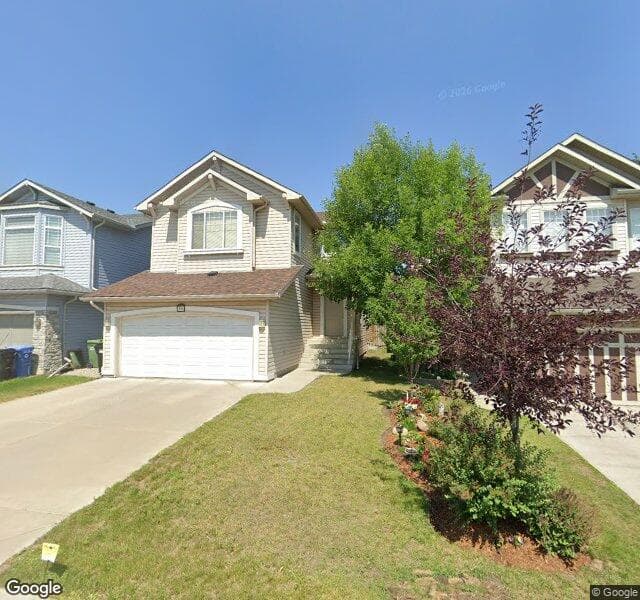 Street view of 50 New Brighton Manor SE, Calgary