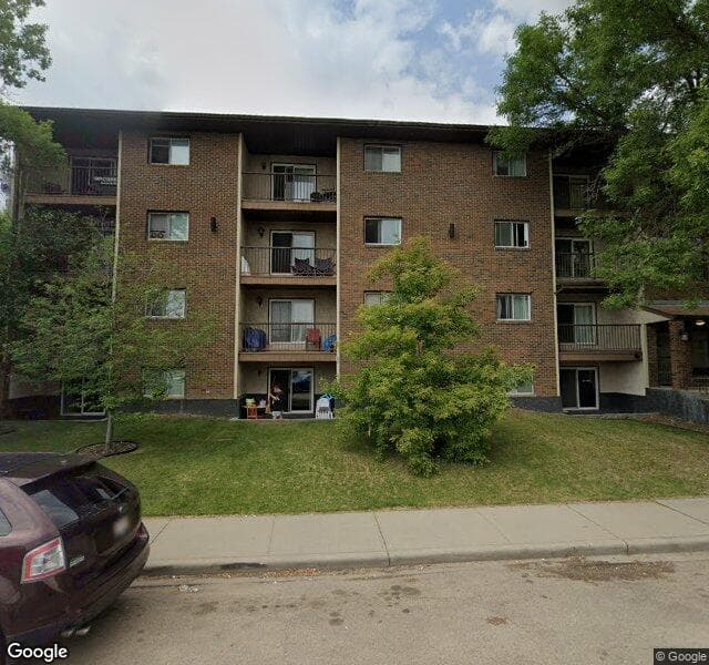 Street view of 302-10136 161 Street NW, Edmonton