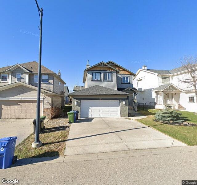 Street view of 53 Cougarstone Terrace SW, Calgary