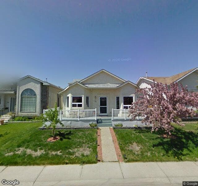 Street view of 60 Applefield Close SE, Calgary