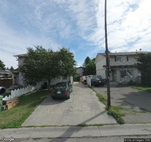 Street view of 3822 Fonda Way SE, Calgary