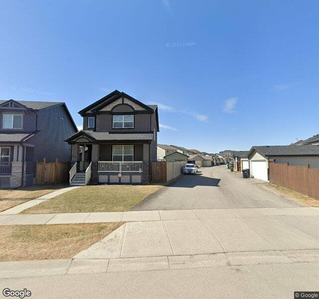 Street view of 105 Skyview Ranch Drive NE, Calgary