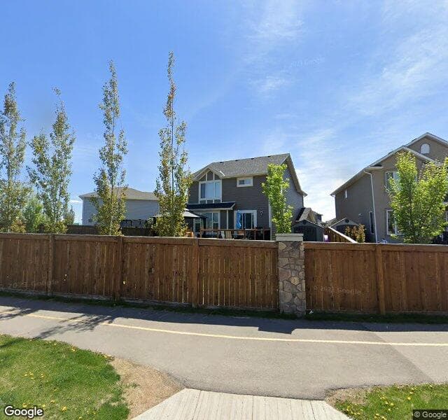 Street view of 54 Cranarch View SE, Calgary