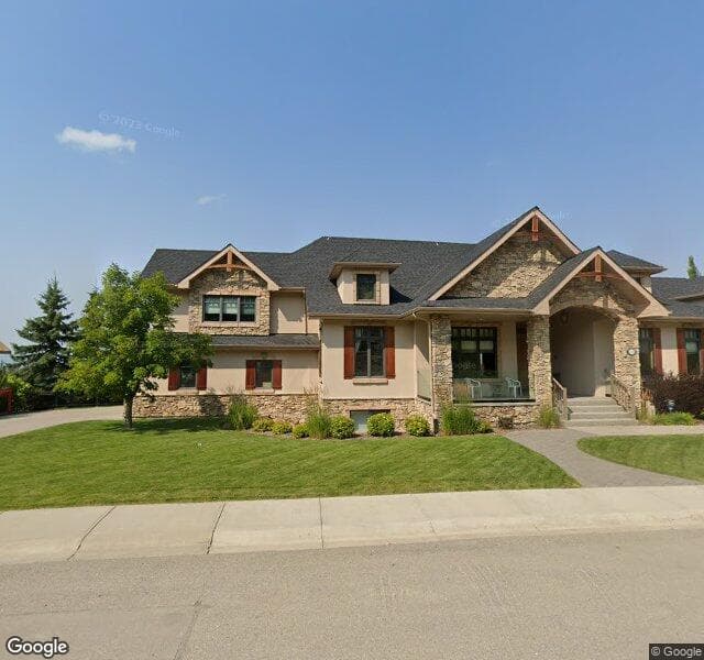 Street view of 69 Crestridge View SW, Calgary