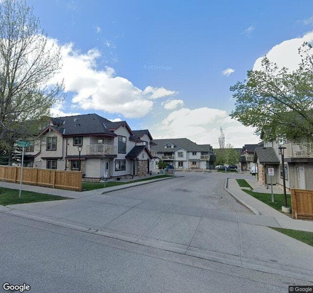 Street view of 105-8 Everridge Square SW, Calgary