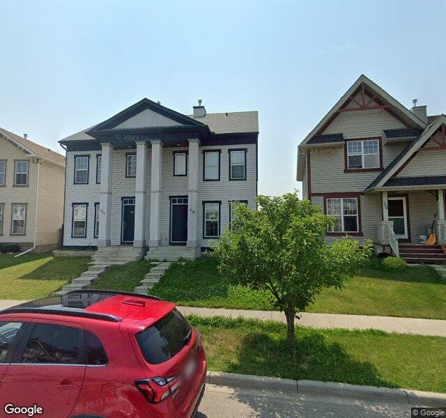 Street view of 310 Elgin View SE, Calgary