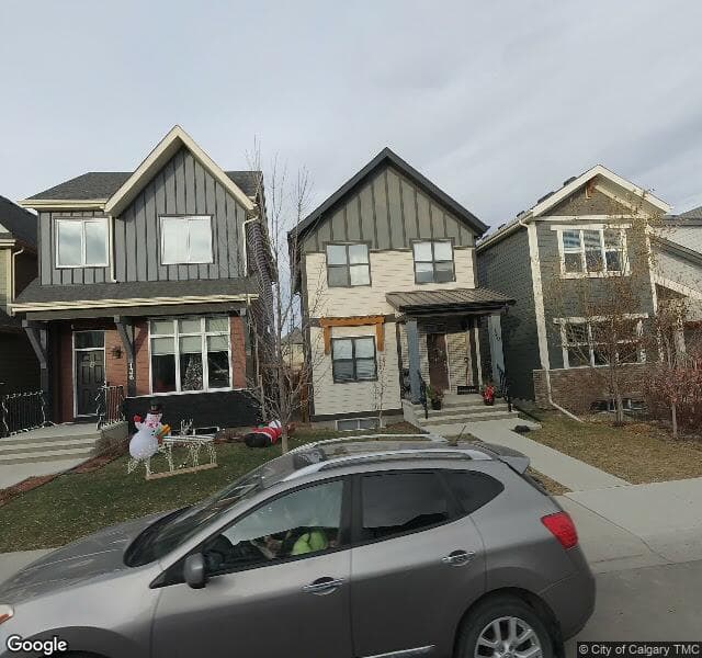 Street view of 140 Masters Link SE, Calgary