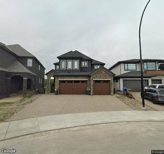 Street view of 718 Cranbrook Gardens SE, Calgary