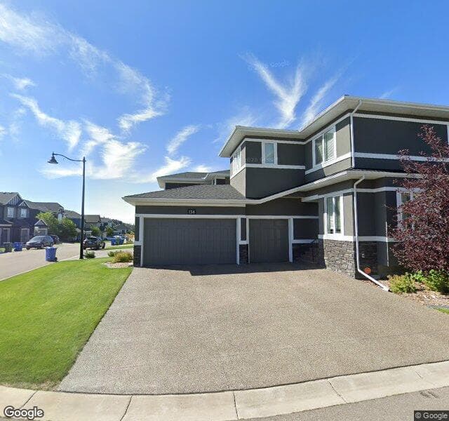 Street view of 134 Aspen Vista Way SW, Calgary