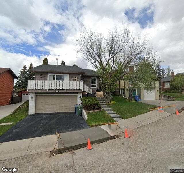 Street view of 244 Edgehill Place NW, Calgary