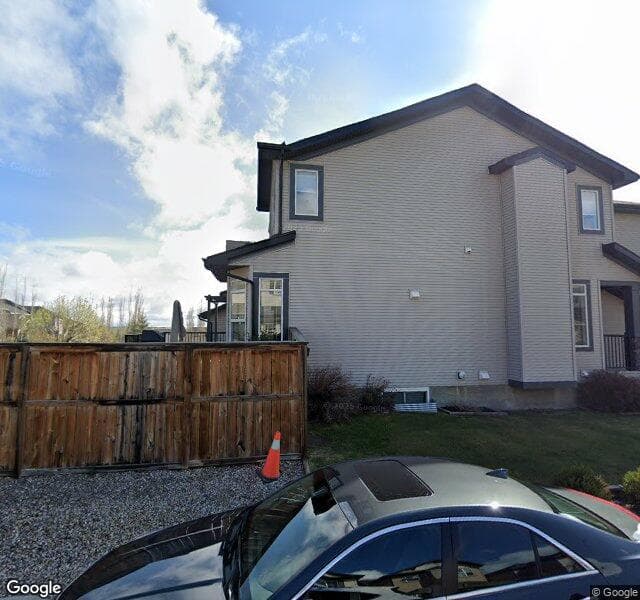 Street view of 82 Sage Valley Manor NW, Calgary