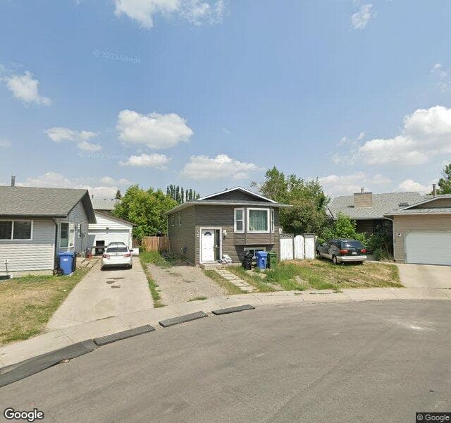 Street view of 52 Fallingworth Court NE, Calgary
