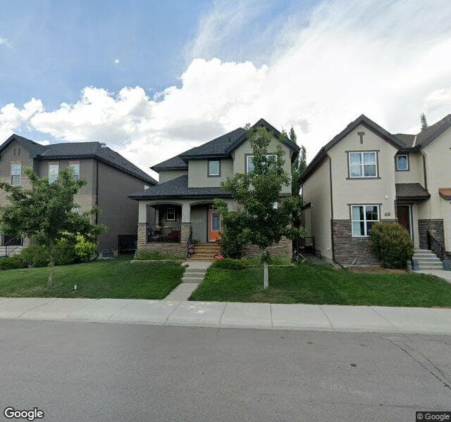 Street view of 72 Quarry Drive SE, Calgary
