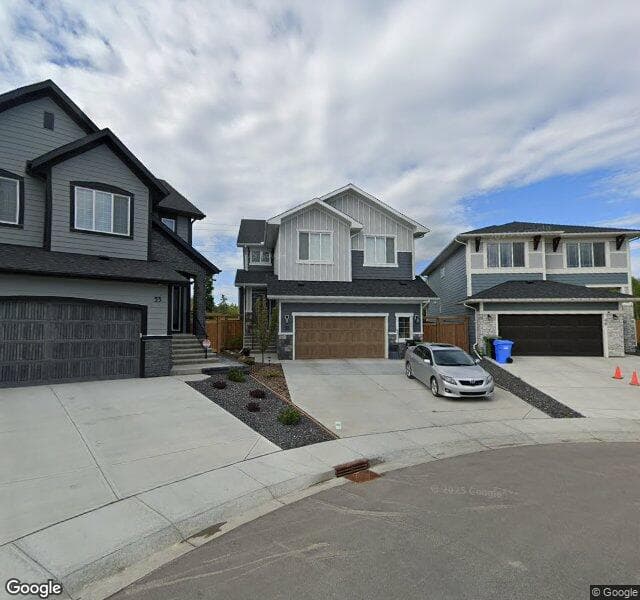 Street view of 50 Coach Ridge Point SW, Calgary