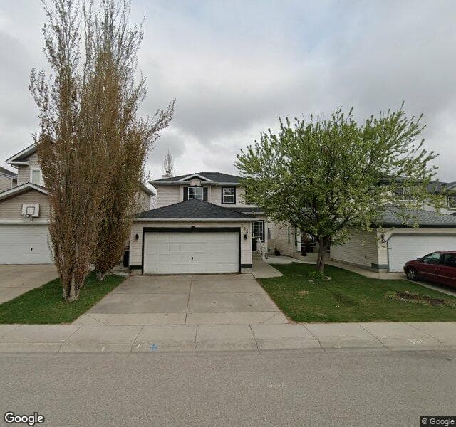 Street view of 136 Hidden Ranch Crescent NW, Calgary