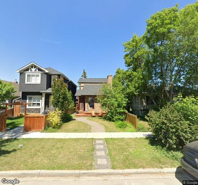 Street view of 242 22 Avenue NW, Calgary