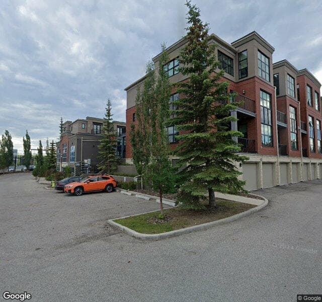 Street view of 424 Aspen Meadows Hill SW, Calgary