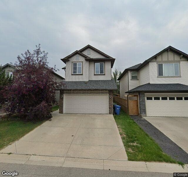Street view of 71 Cranwell Square SE, Calgary