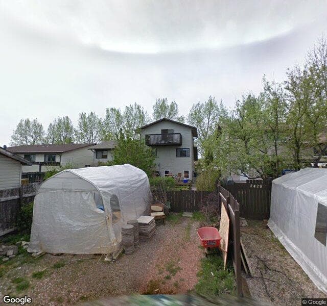 Street view of 2424 Woodview Drive SW, Calgary