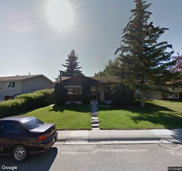 Street view of 120 Queen Anne Way SE, Calgary