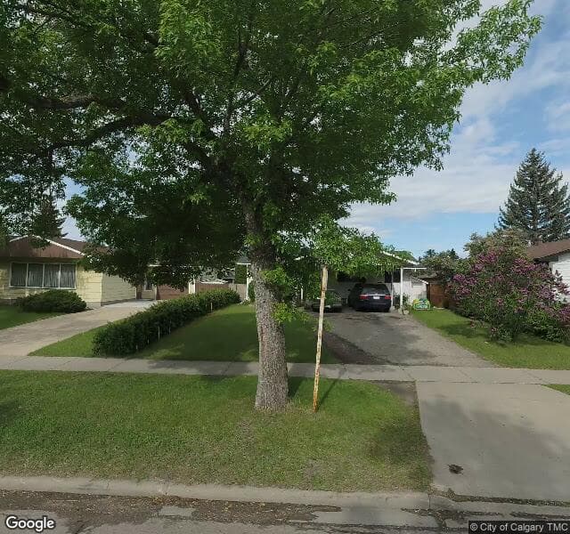 Street view of 9707 Fairmount Drive SE, Calgary