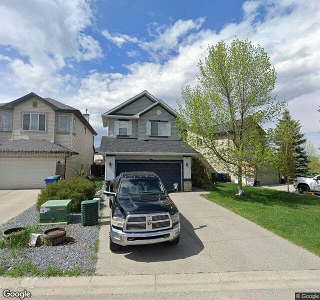 Street view of 73 Chapman Close SE, Calgary