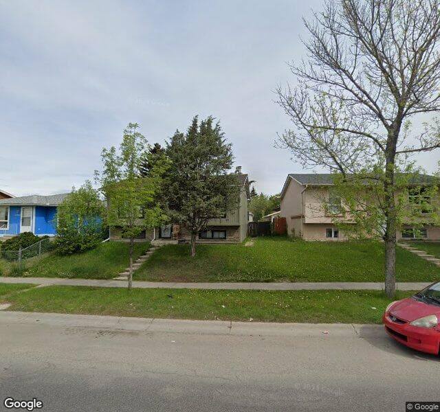 Street view of 1364 Falconridge Drive NE, Calgary