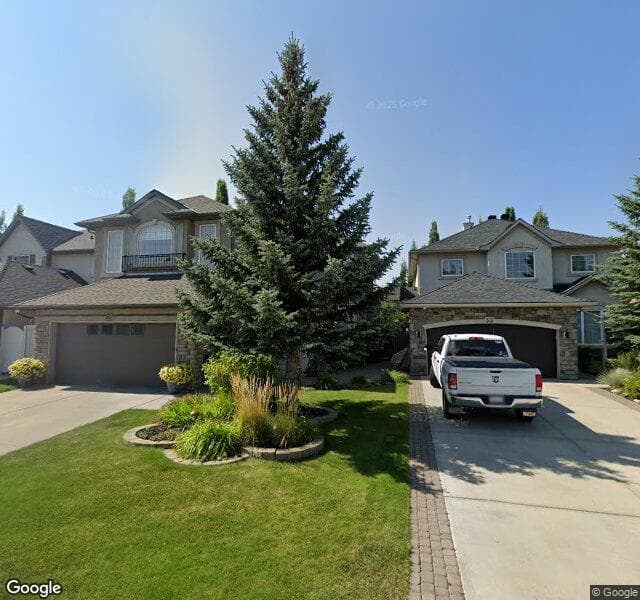 Street view of 57 Evergreen Point SW, Calgary