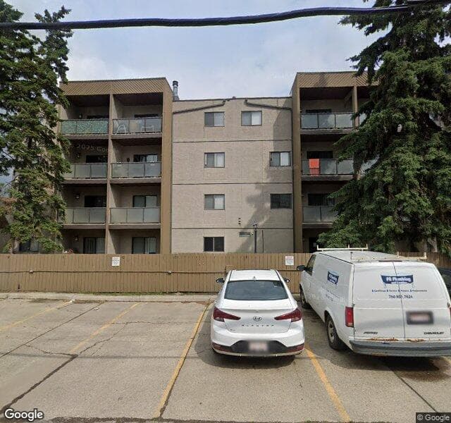 Street view of 203-10330 116 Street NW, Edmonton