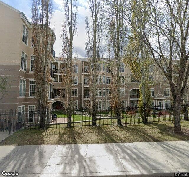 Street view of 429-5201 Dalhousie Drive NW, Calgary