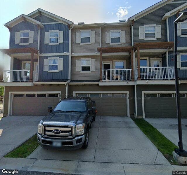 Street view of 612-10 Auburn Bay Avenue SE, Calgary