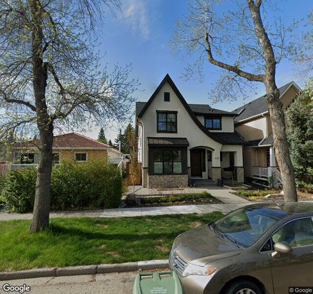 Street view of 535 9 Avenue NE, Calgary