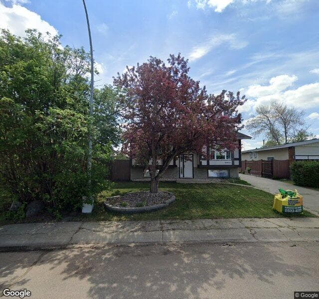 Street view of 16019 123 Street NW, Edmonton