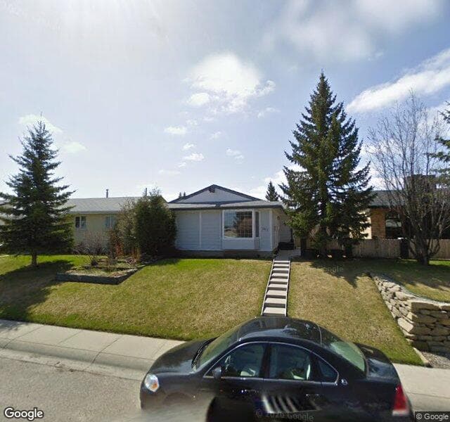 Street view of 2815 Cedar Ridge Drive SW, Calgary