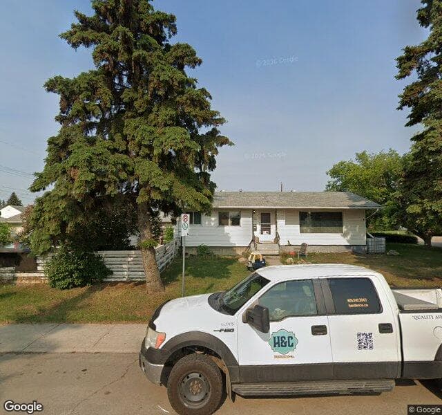 Street view of 12808 78 Street NW, Edmonton