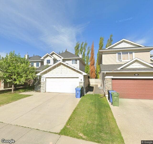 Street view of 328 Cresthaven Place SW, Calgary