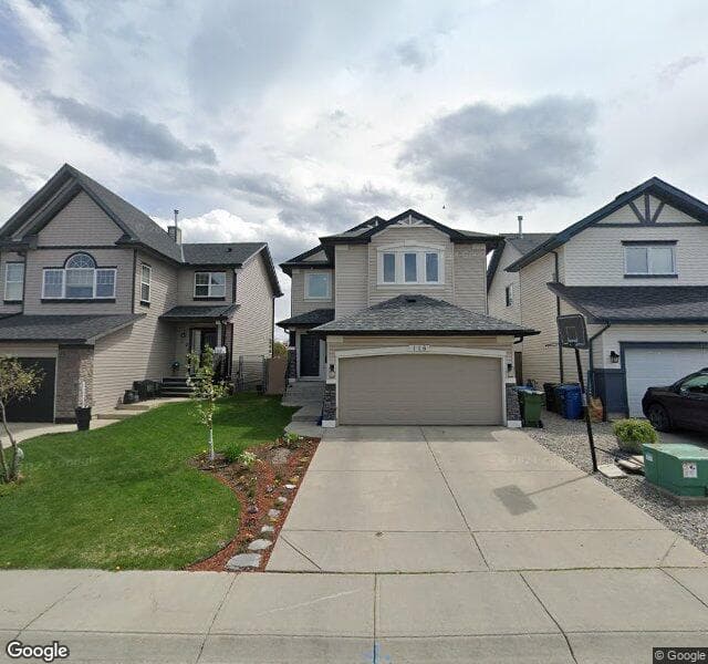 Street view of 118 Chapalina Park Crescent SE, Calgary