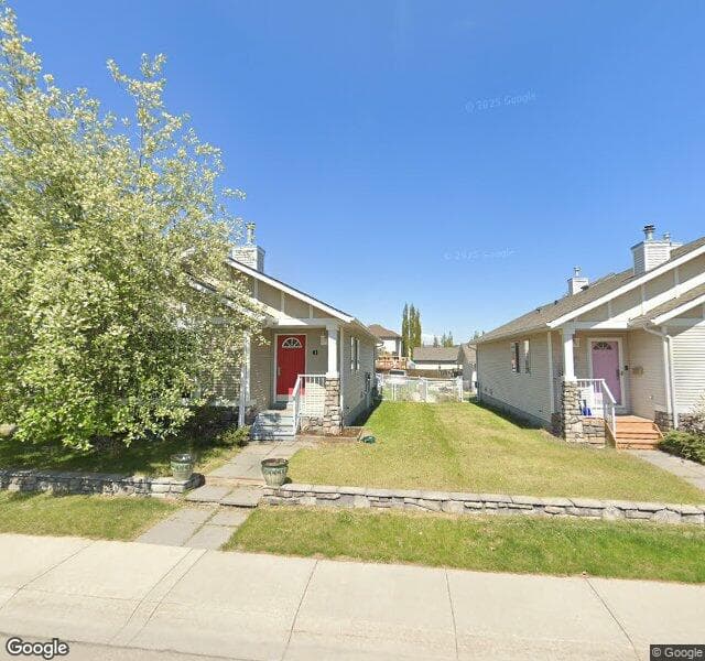 Street view of 81 W Springs Gate SW, Calgary