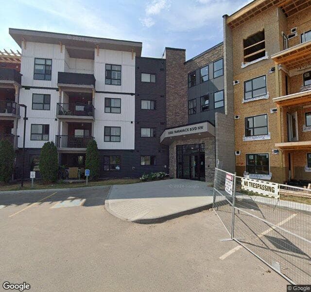 Street view of 318-1506 Tamarack Boulevard NW, Edmonton
