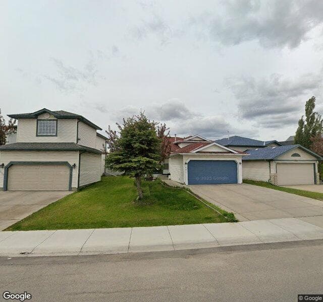 Street view of 801 Applewood Drive SE, Calgary