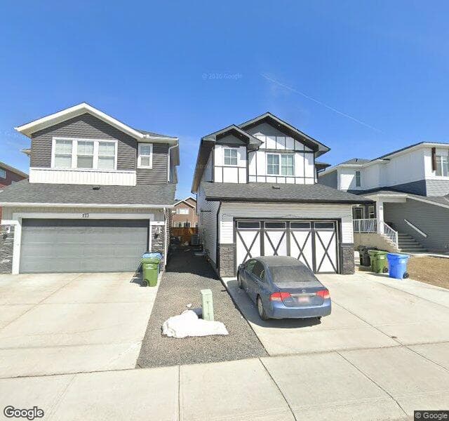 Street view of 177 Red Embers Place NE, Calgary